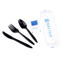 Popular plastic cutlery set for airlines